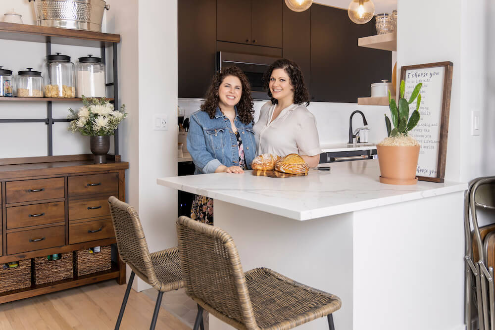 Portrait of Sweeten homeowners Michelle and her partner