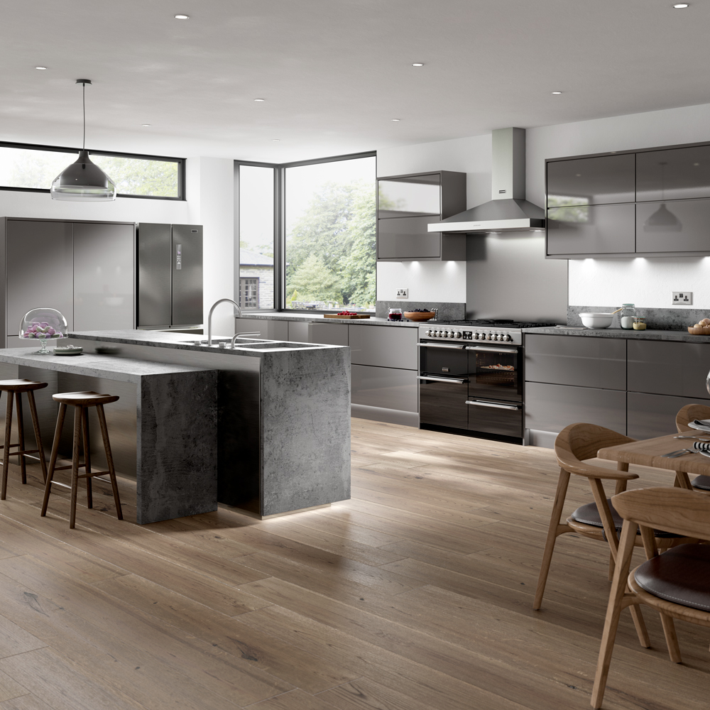 grey kitchen 