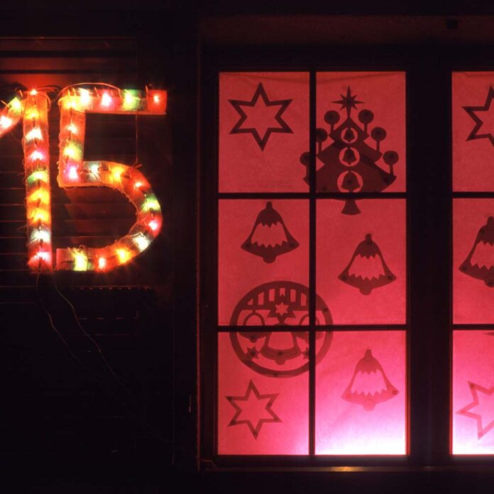 advent window for day 15