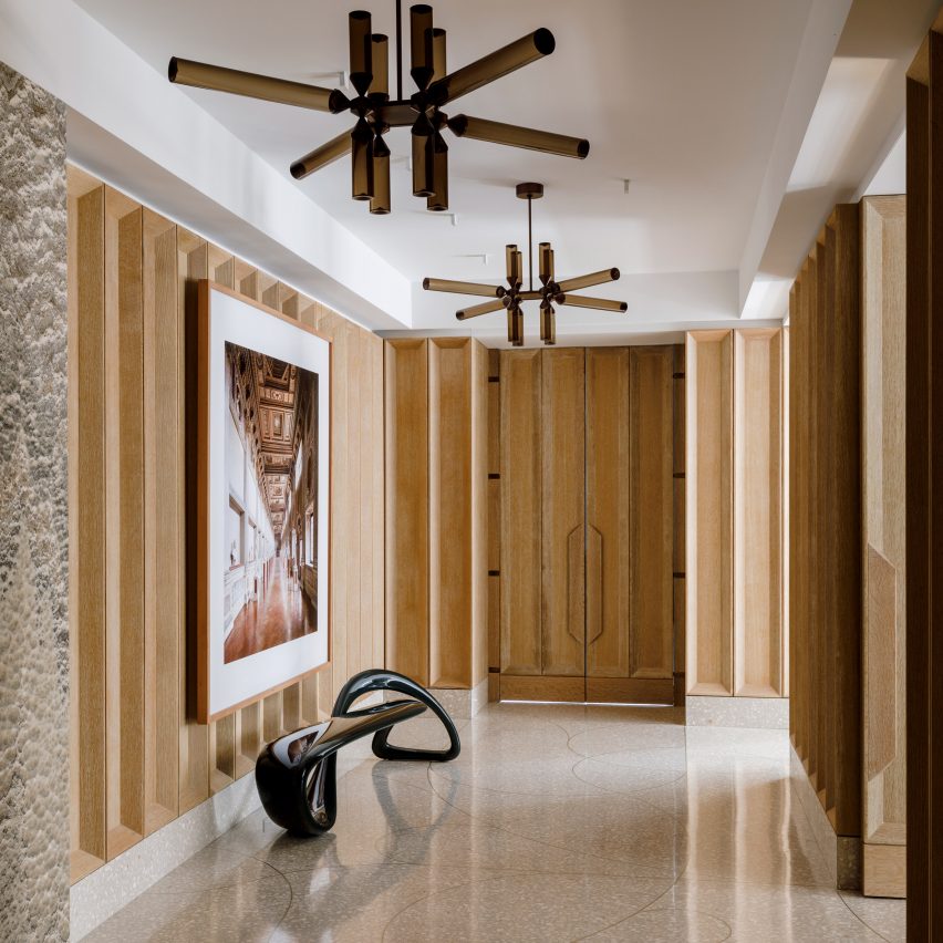 Carnegie Hill apartment hallway