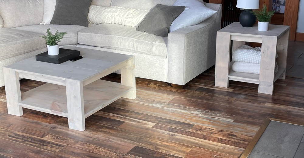 modern end table free plans