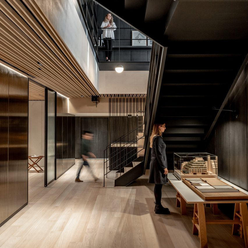 The interior of Conran + Partners head office in London