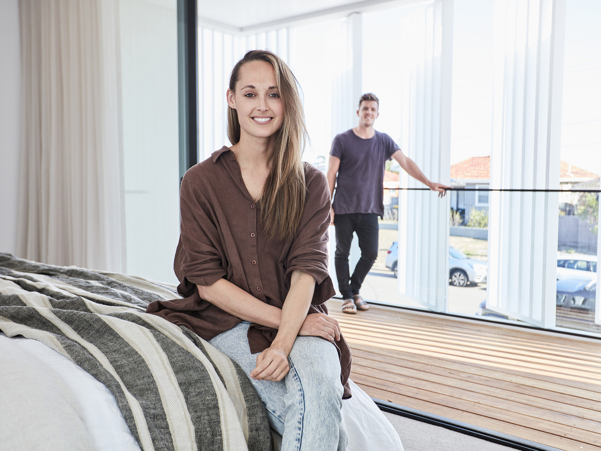 Luke Parker and Kate Lawrence reveal stunning bedroom reno