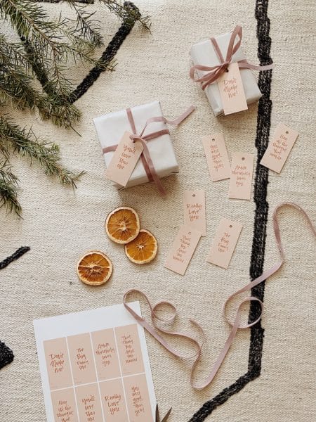 Free Printable Gift Tags 2021 + Gift Wrap Inspiration