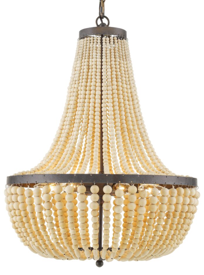 Crystorama Rylee beaded chandelier - LightsOnline Blog