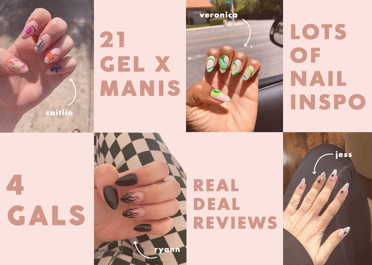 4 Women Honestly Review Gel-X Manicures (+ 21 Nail Art Ideas We Actually Tried)