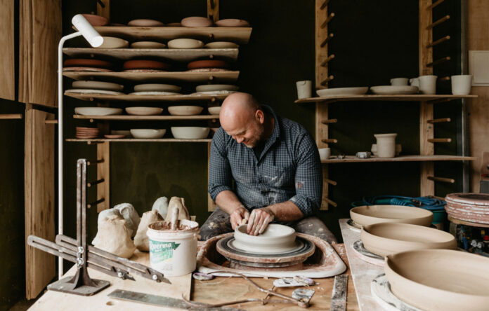 Third Generation Potter Sam Gordon’s Off-Grid Studio, On The Edge Of A National Park