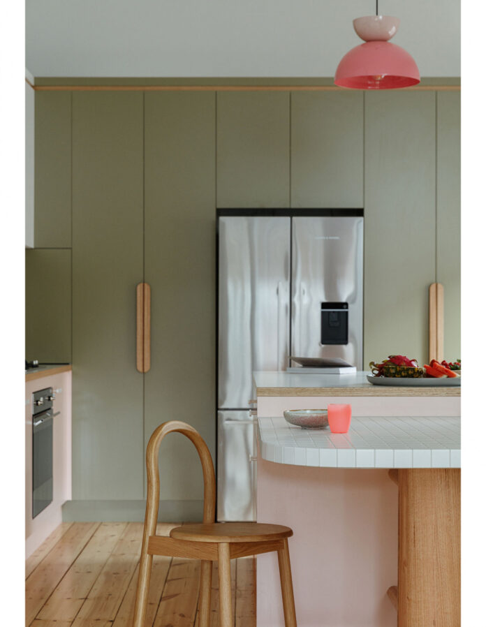 This Pastel Kitchen Will Change Your Mind About Laminate