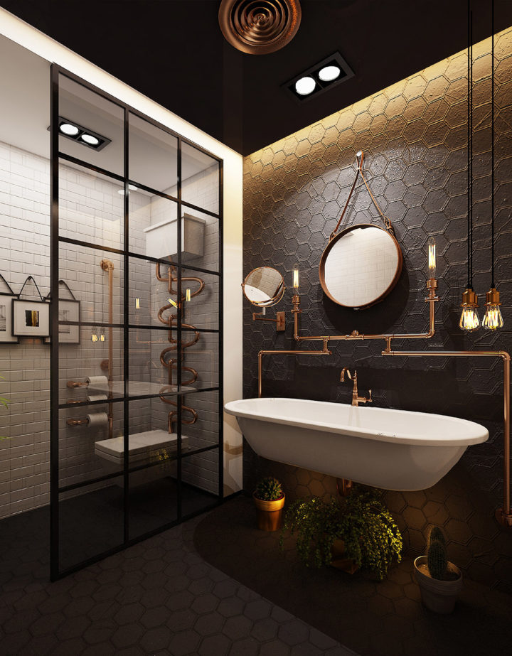 How To Create The Perfect Industrial Bathroom