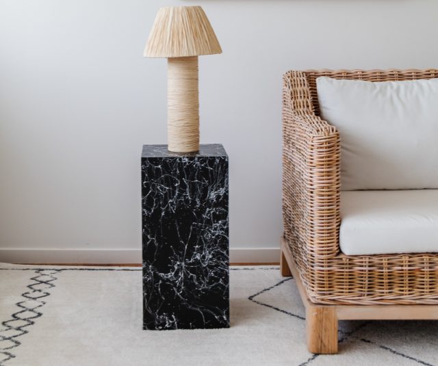 DIY: How to build your own marble effect plinth