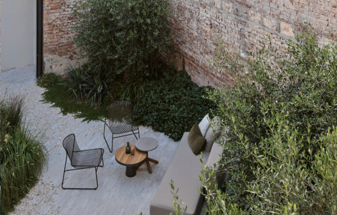 A Serene Courtyard Garden Inside A Spectacular Converted Bakery