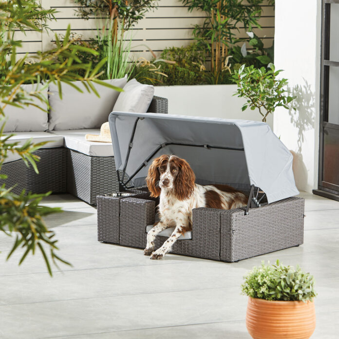 Aldi is selling a dog lounger with canopy and pet lovers are obsessed