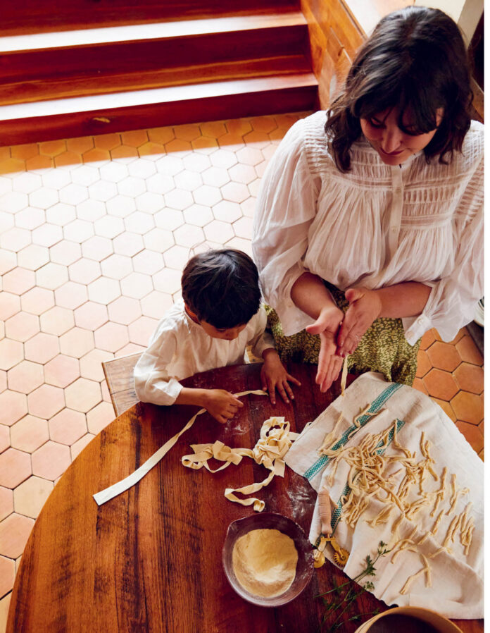 Julia’s Handmade Strozzapreti With Tiny Meatballs