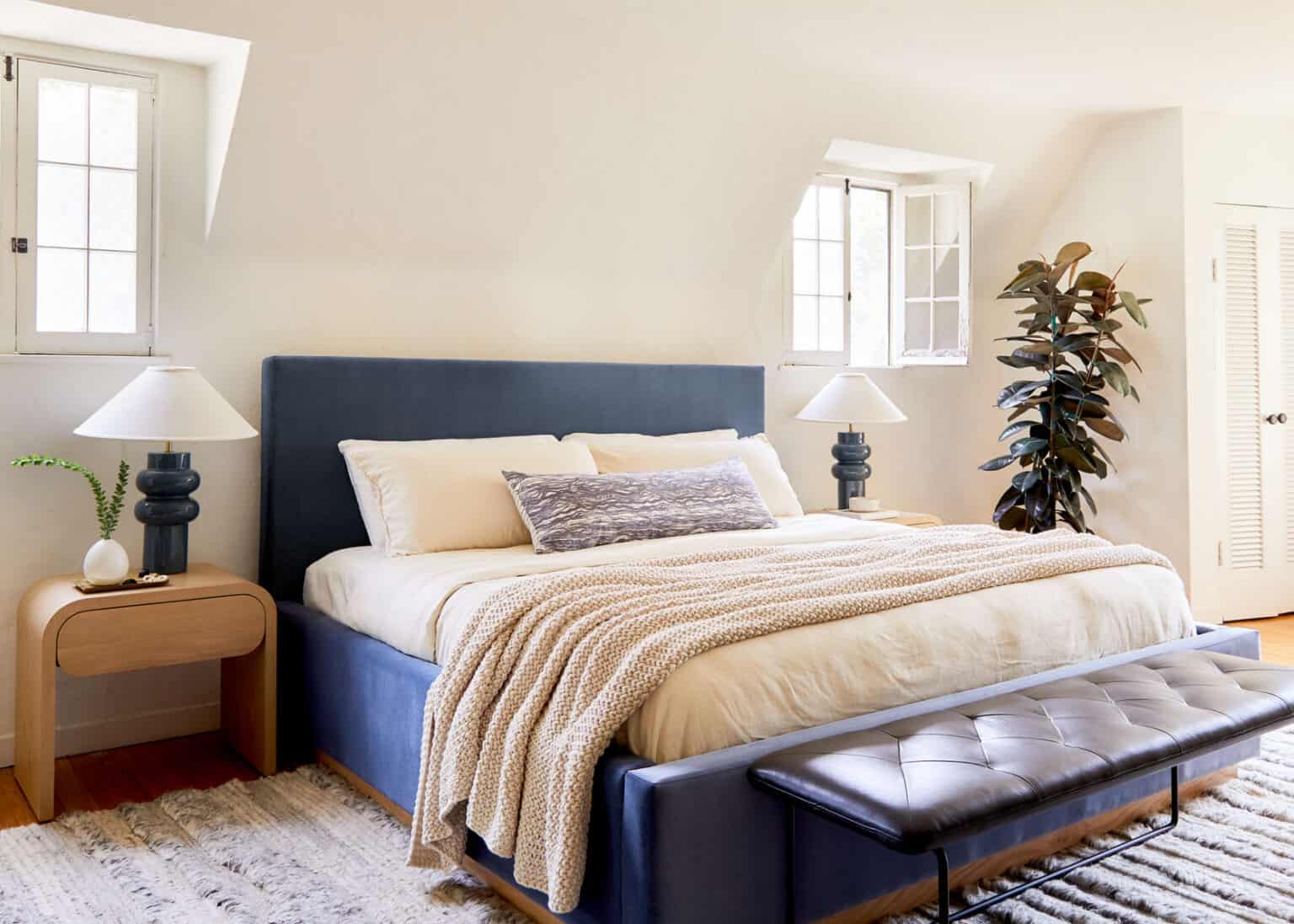 Power Couples: Bed And Nightstand Combos For Every Style (+ How To Pick The Right Size)