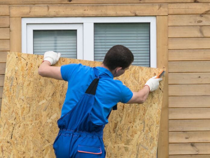 Boarding Up Window With Plywood