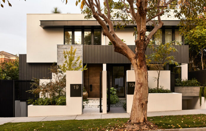 An Elegant + Contemporary New Home Grounded In An Earthy, Natural Palette