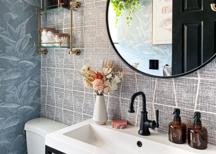 Albie’s Remodeled DIY Half Bath Is HERE (And Is The Perfect Balance Of Luxe And Organic)