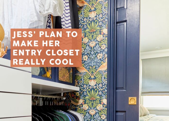 Jess’ DIY “Free Spirited” And Storage-Heavy Closet Makeover She Has One Month To Complete