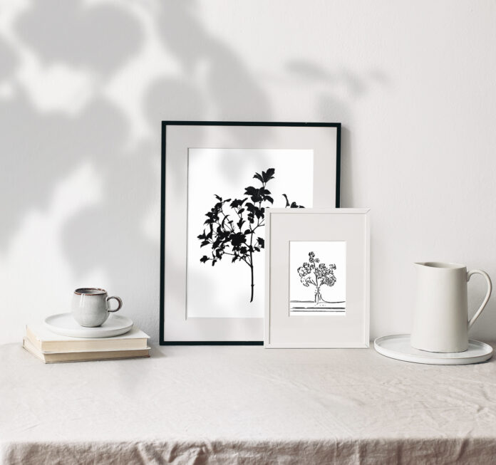 Black + White Botanical Art