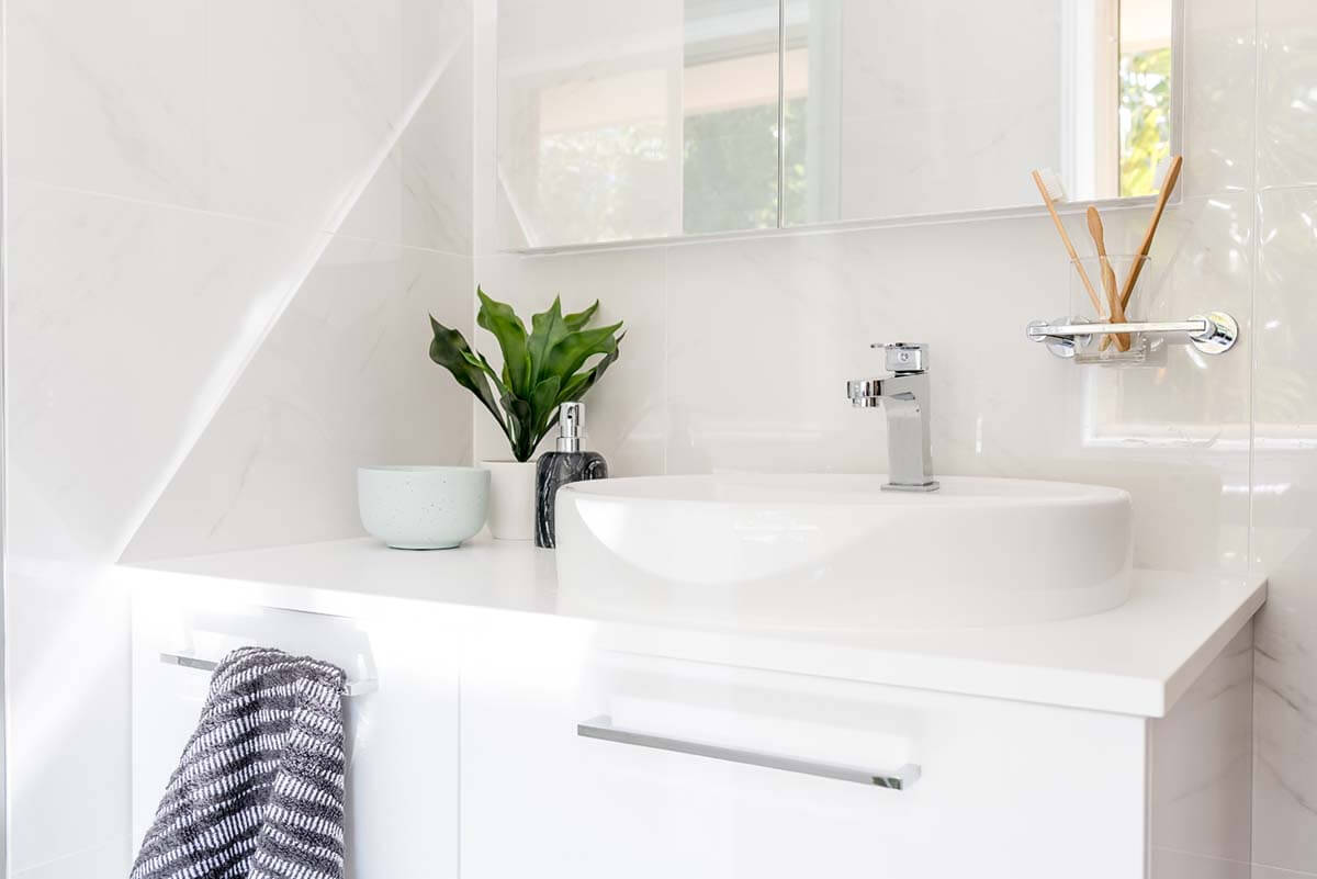 White Bathroom Renovation