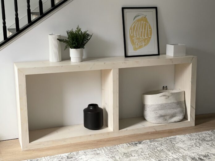 diy Folsom console table