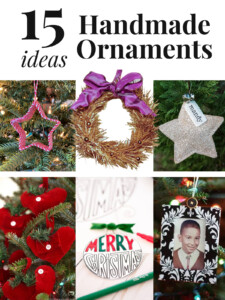 15 easy and unique handmade Christmas ornament ideas