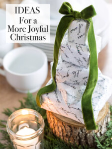 Ideas for a more joyful Christmas this year