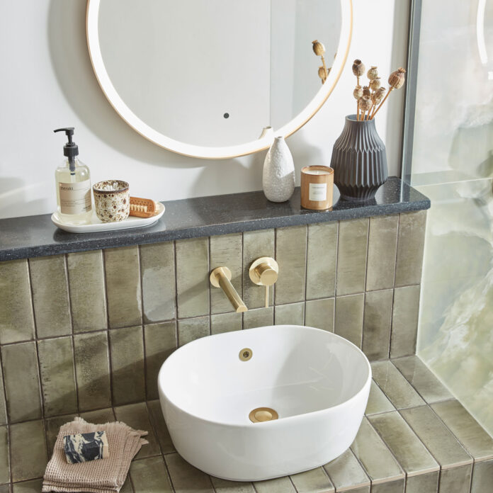 Warm up your bathroom this Autumn with brass