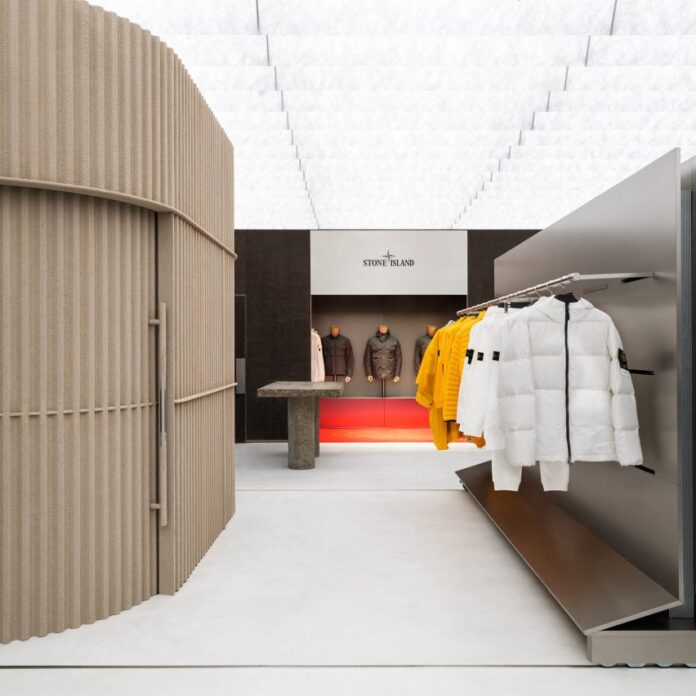 Stone Island store interior in Chicago
