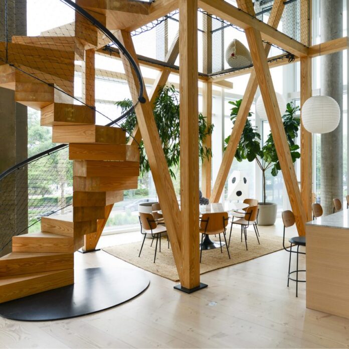 West Village apartment with tree house installations