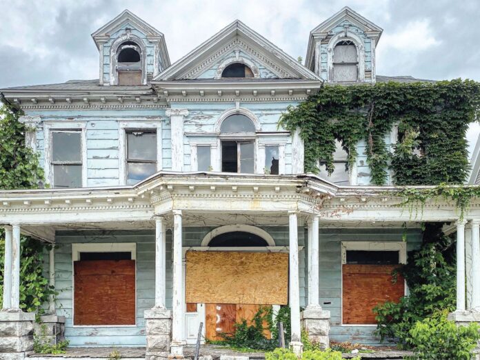 Exterior of house in Syracuse