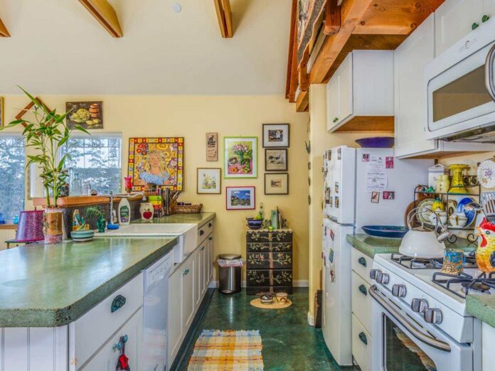 Kevin Says Cabinets are “Amazing” in Bright Colored California Kitchen