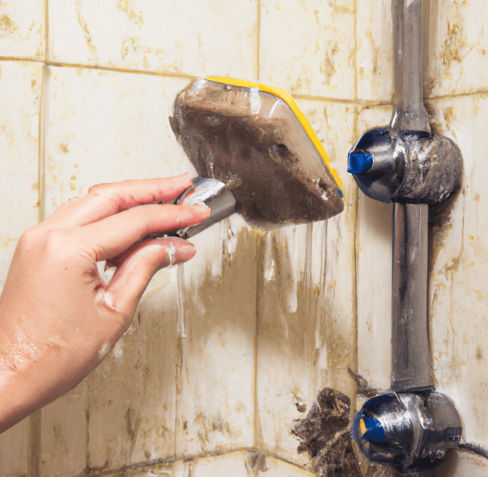 how to remove mold from a shower