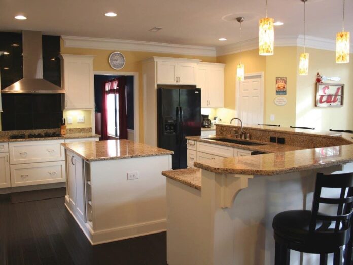 Fort Mill South Carolina kitchen renovation features CliqStudios Shaker Painted White cabinets