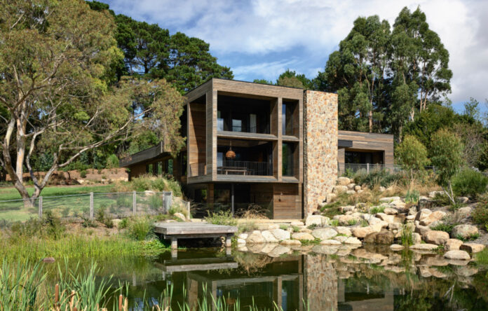 A Contemporary Farmhouse Immersed In Private Wetlands