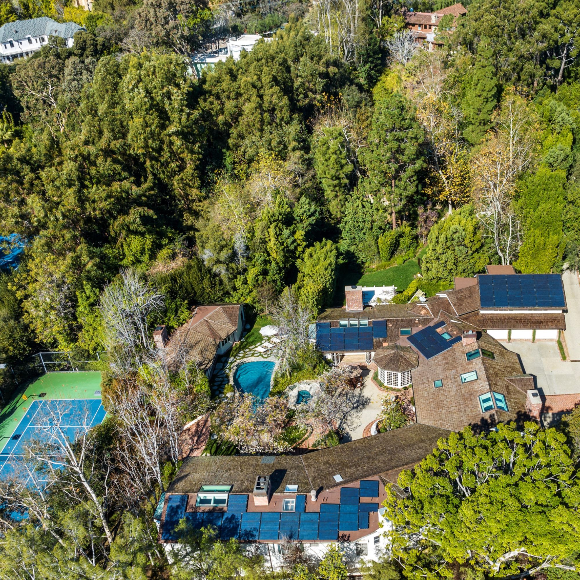 Inside Jim Carrey's £23.9m LA home – the garden is a masterclass in zoning