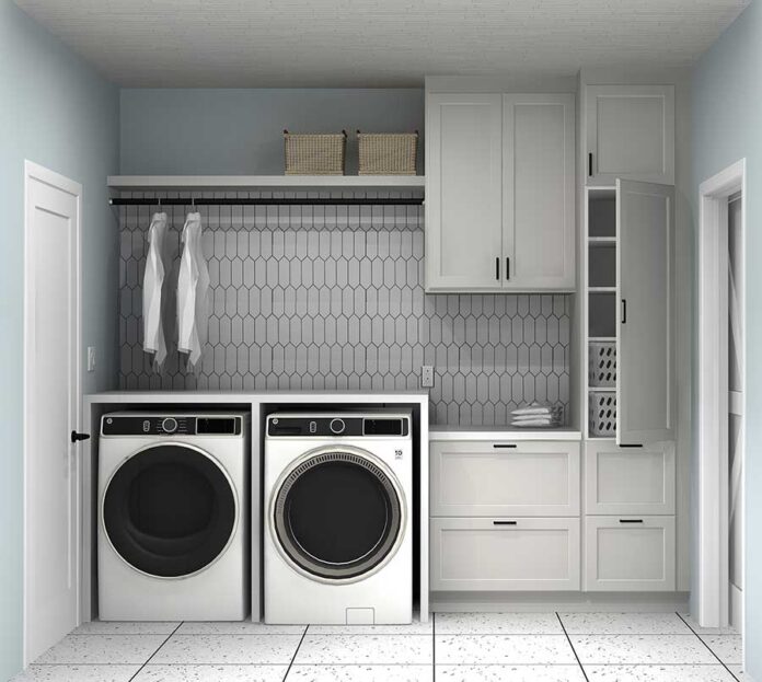 Small IKEA laundry room budget under $2,000