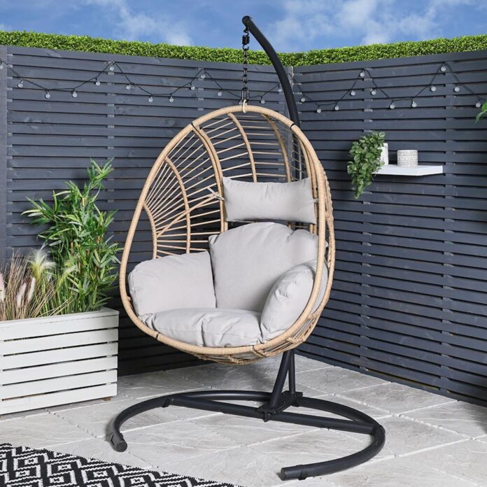 This hanging egg chair from The Range is on offer with £150 off – could it rival the Aldi icon?