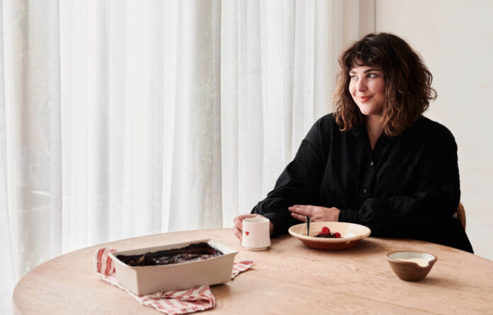 Julia’s Sumptuous Chocolate + Raspberry Self-Saucing Pudding!