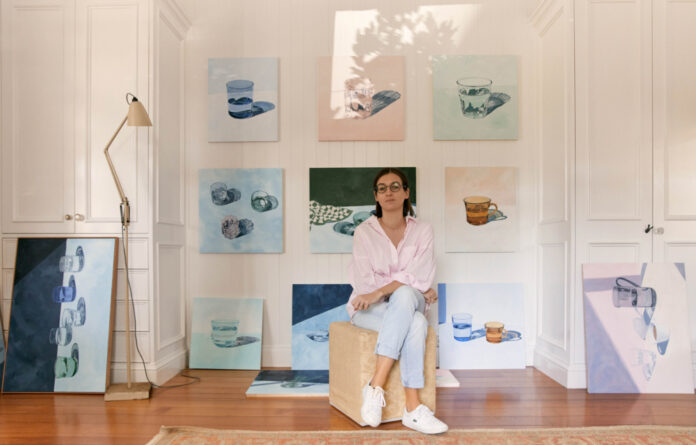 Inside Artist Sophie Sachs’ Captivating Paintings of Glass + Light