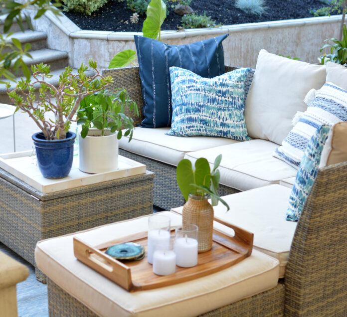 Plant Filled Summer Courtyard