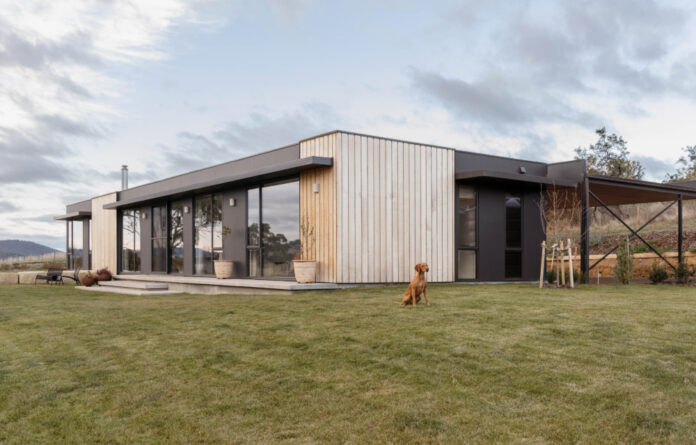 A Tonal Tasmanian Home Inspired By Mid-Century Design