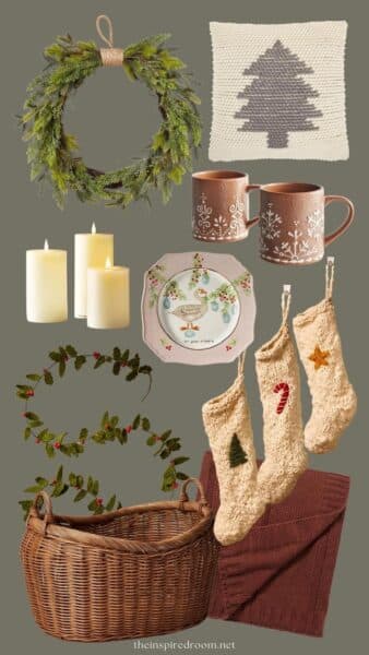 The Inspired Room Christmas Decor Shop and Mood Boards