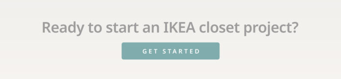 Designing a Closet Using IKEA’s PAX System or SEKTION Cabinets