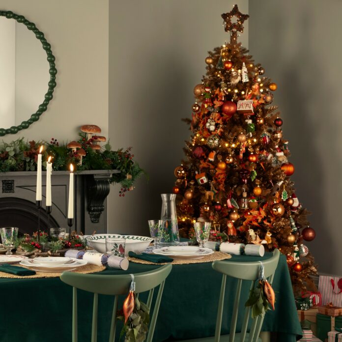 John Lewis has broken with tradition with this bold autumnal twist on the classic Christmas tree – and we're on board
