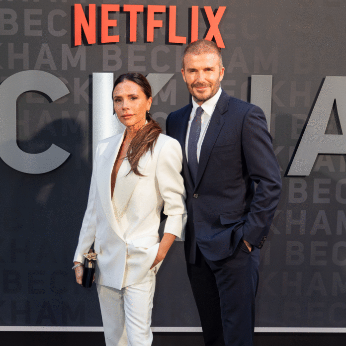 Victoria Beckham has nailed laid-back luxury with her careful choice of sofa cushion style