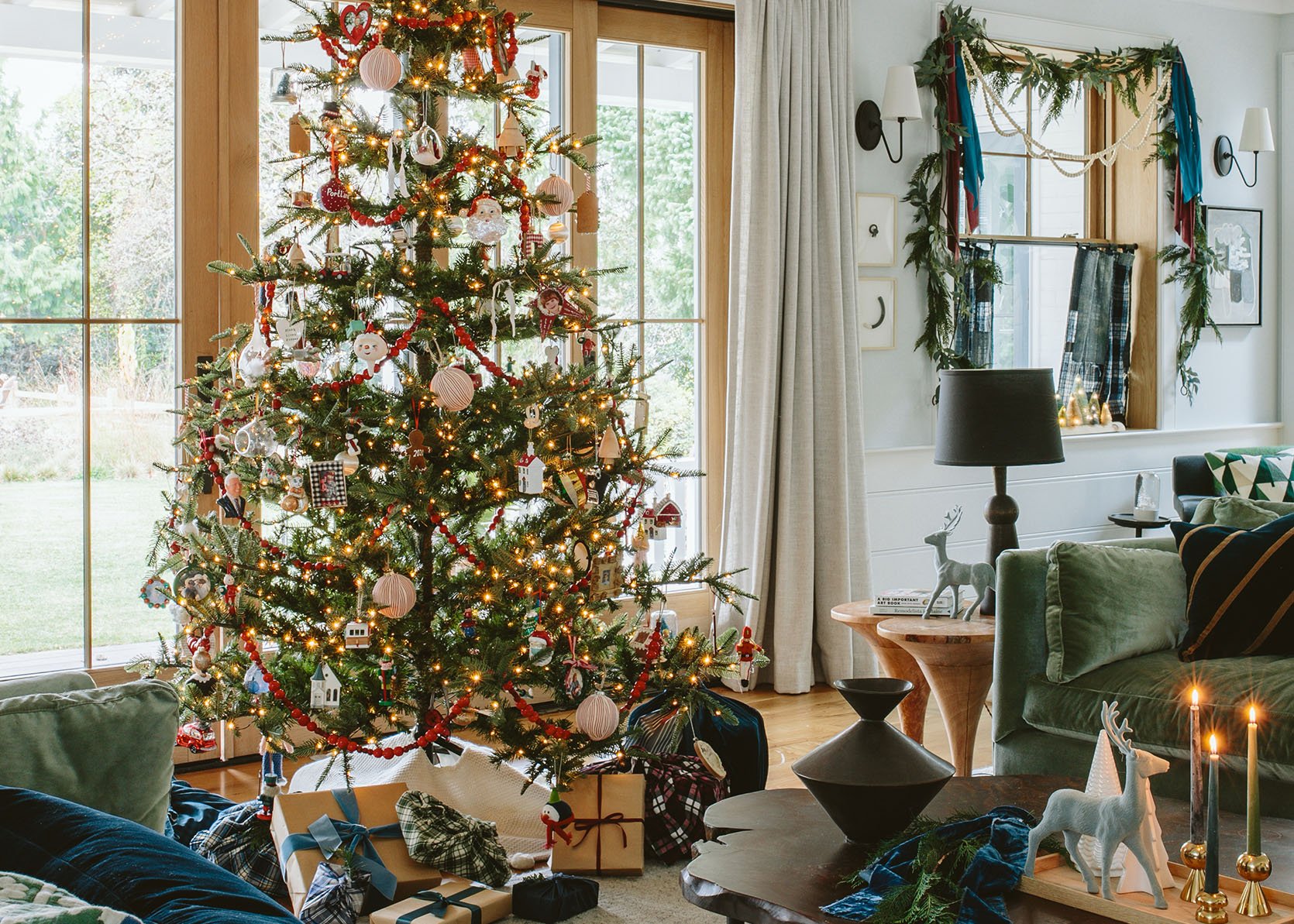 The OFFICIAL First Farmhouse Christmas! (+ A Great Ribbon Hack And My Dream Color Palette)