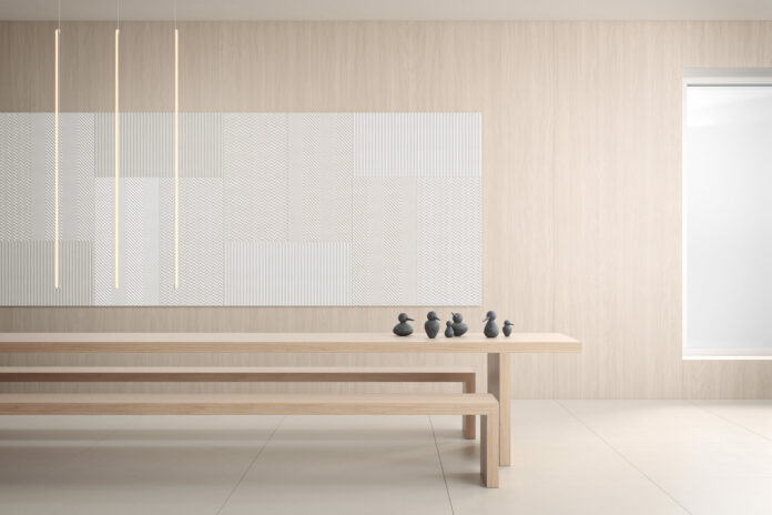 baux swedish acoustic pulp panels origami pattern made from biodegradable mater 0