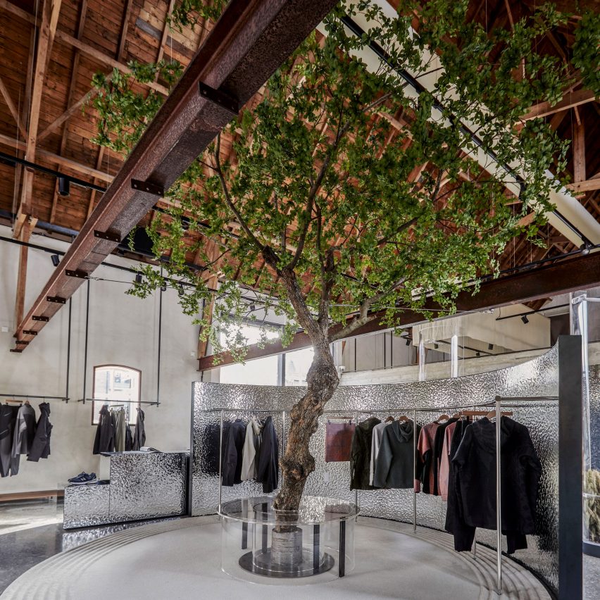 Tree inside Calico Club store
