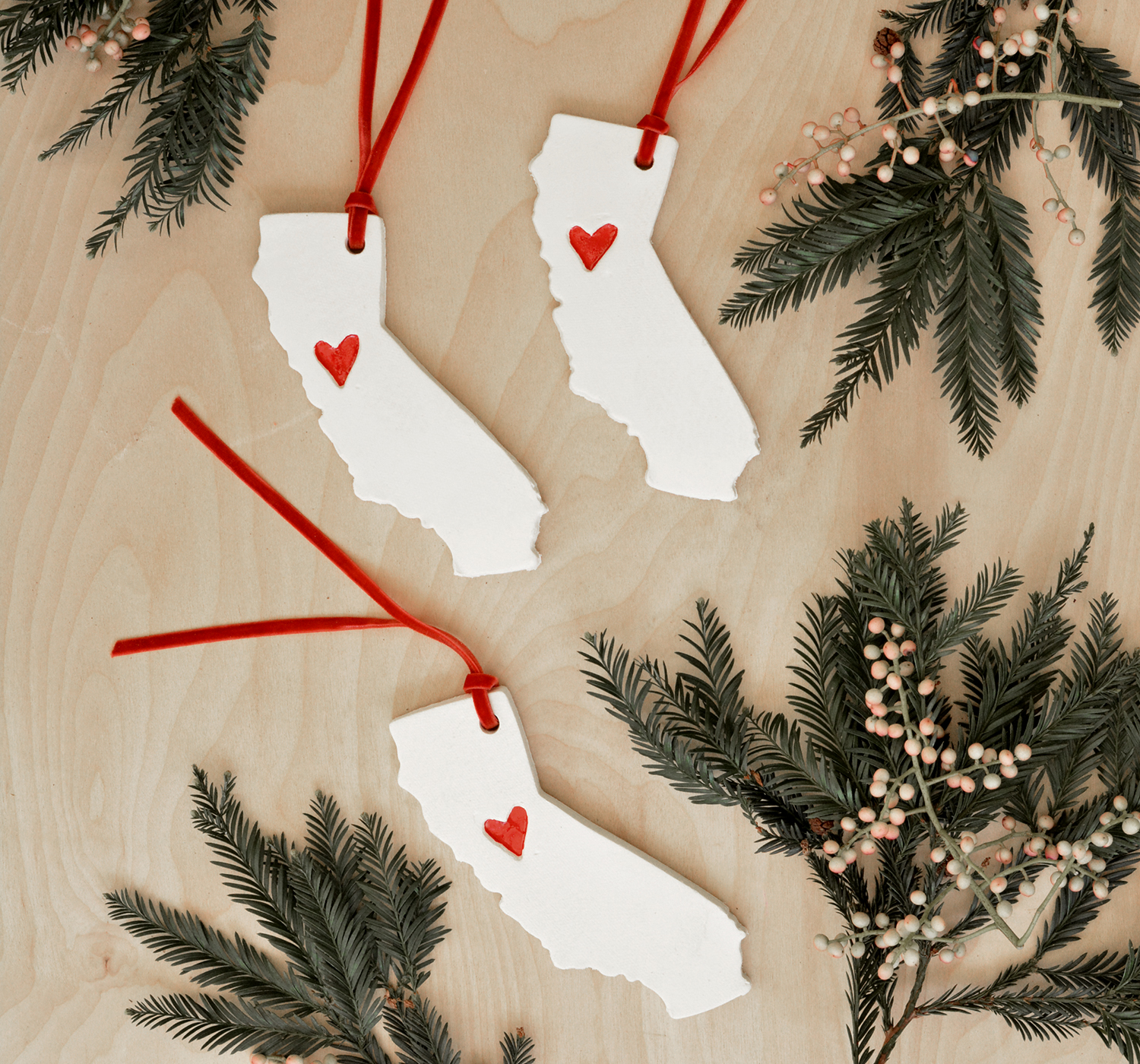 DIY: State Love Ornaments
